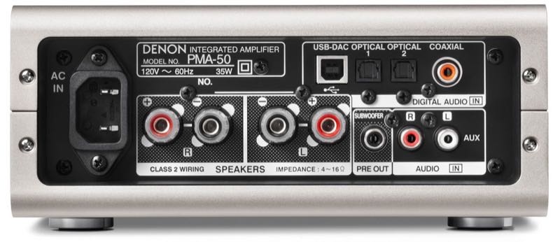 Denon giới thiệu PMA-50 – Amplifier compact kiêm DAC không dây