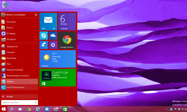 Hướng dẫn cài đặt Windows 10 Technical Preview