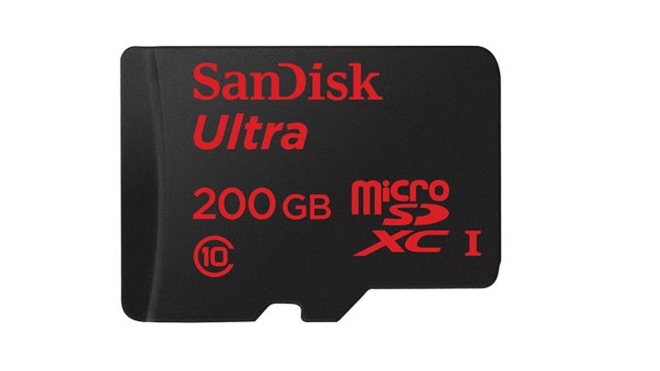 Sandisk ra mắt thẻ nhớ microSD 200GB đầu tiên trên thế giới