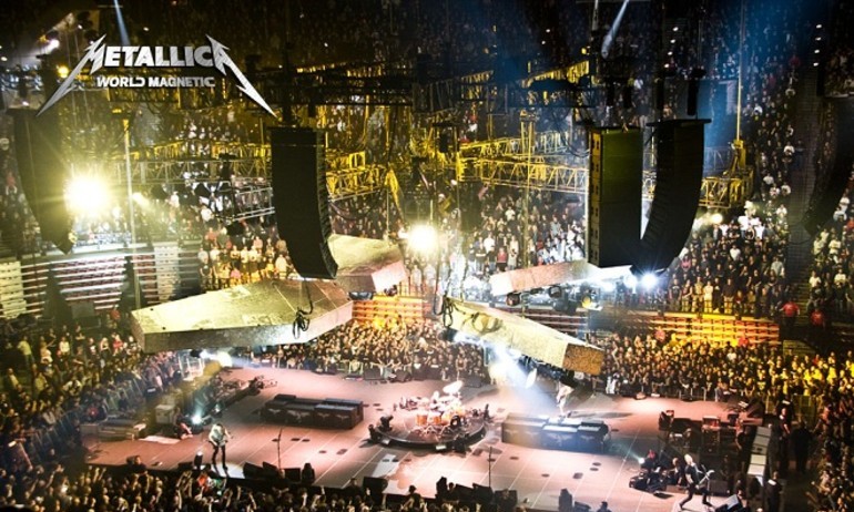 Khám phá dàn loa biểu diễn của Metallica