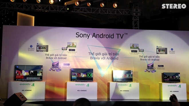 Sony ra mắt dòng TV 2015 sử dụng Android tại Việt Nam