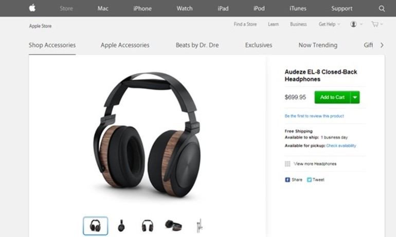 Apple bắt đầu bán tai nghe hi-end