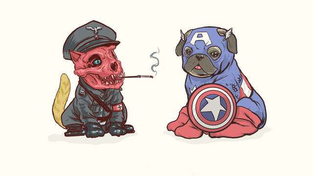 Khi những chú chó biến thành siêu anh hùng Marvel