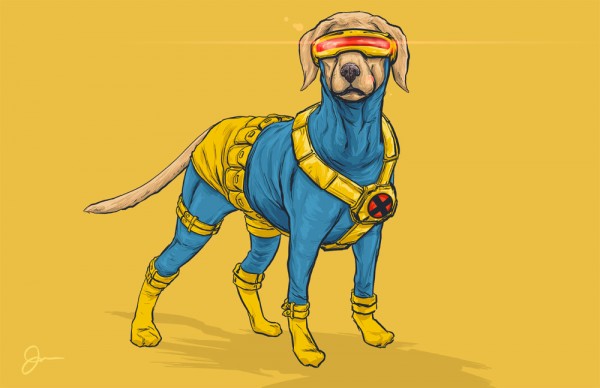 Khi những chú chó biến thành siêu anh hùng Marvel