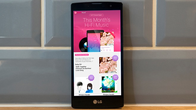 LG giới thiệu dịch vụ nhạc 24bit, miễn phí hàng tháng