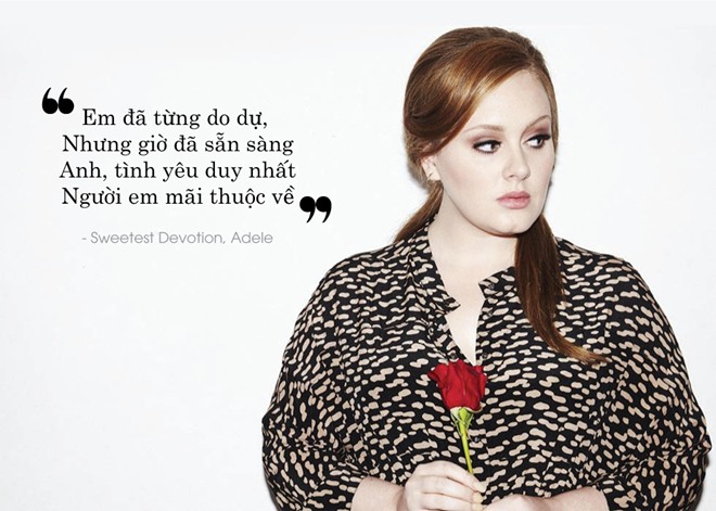10 câu hát làm tan nát mọi trái tim của Adele