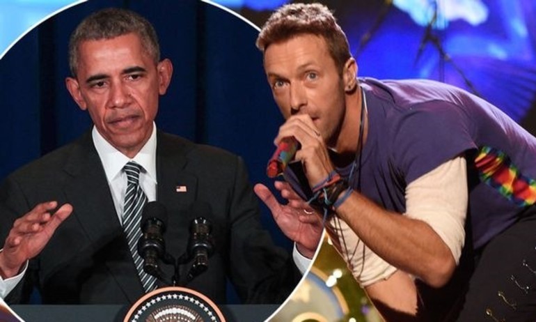 Tổng thống Obama sẽ góp giọng trong album mới của Coldplay