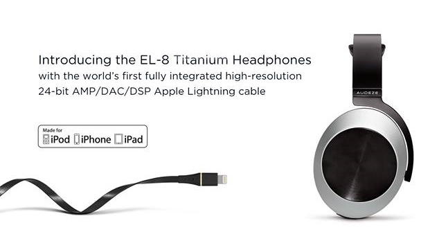 Audeze ra mắt tai nghe EL-8 Titanium dùng cáp Lightning cho iPhone