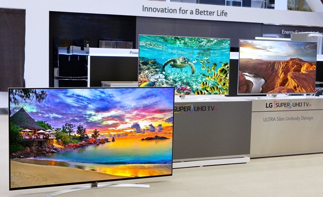 LG ra mắt dòng TV đầu bảng mang tên Super UHD