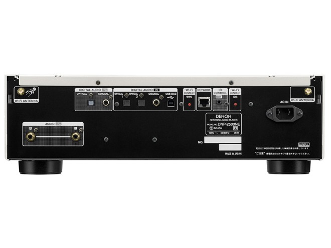 Denon ra mắt DNP-2500NE, Network Player tích hợp digital headamp
