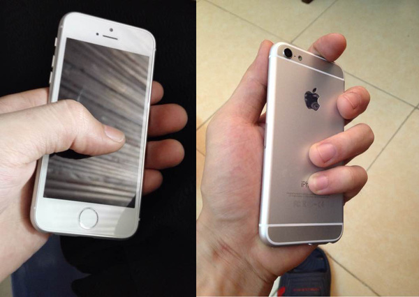 Lộ ảnh iPhone 6C: Thiết kế giống iPhone 6, vỏ kim loại