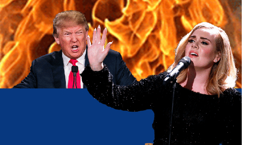 Donald Trump dùng nhạc của Adele cho mục đích chính trị