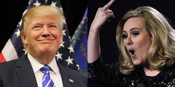Donald Trump dùng nhạc của Adele cho mục đích chính trị