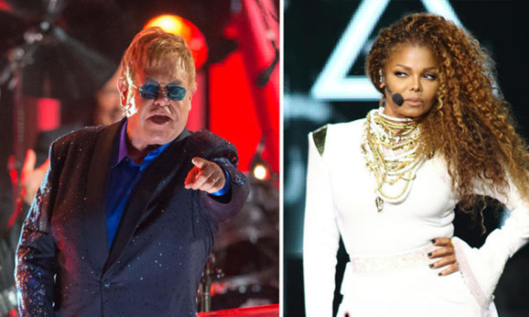Elton John đá xéo “tài” hát nhép của Janet Jackson