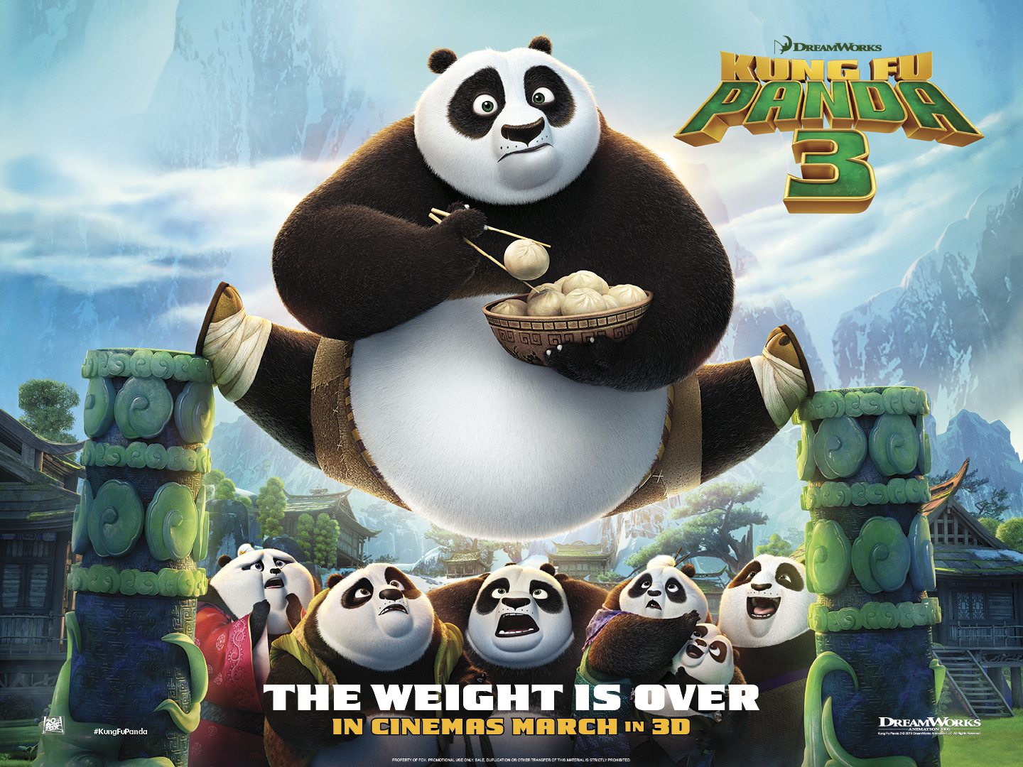 “Kung Fu Panda 3” chiếm ngôi vương ngay khi tái xuất