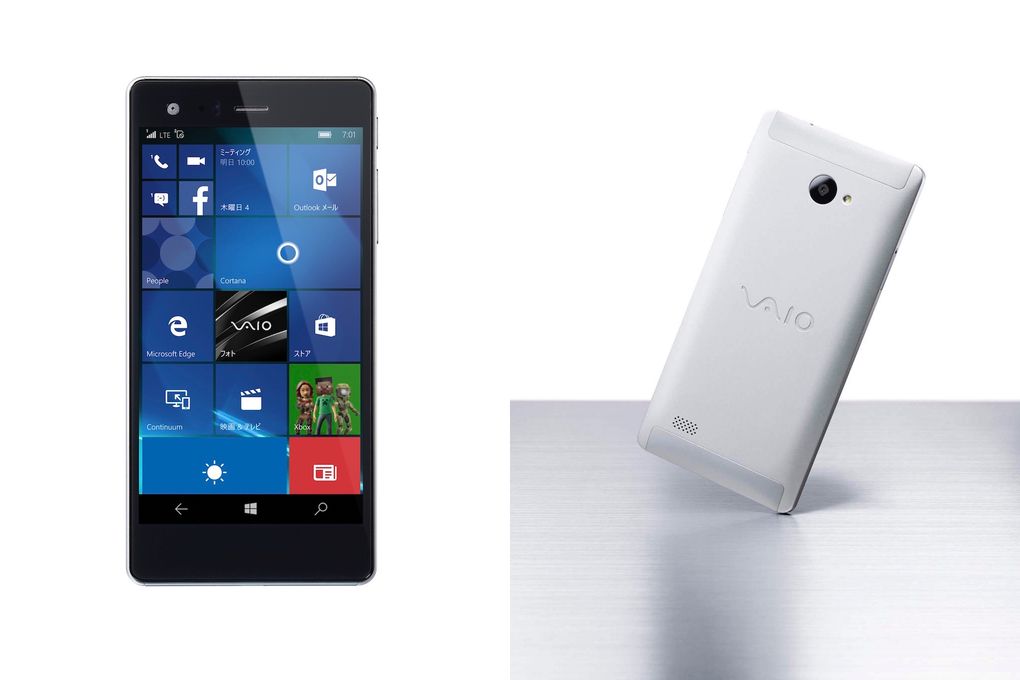 Smartphone Windows 10 Mobile của VAIO chính thức ra mắt