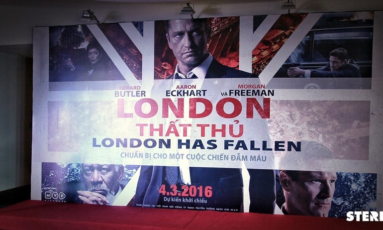 Hình ảnh buổi họp báo ra mắt London Thất Thủ tại Platinum Cineplex
