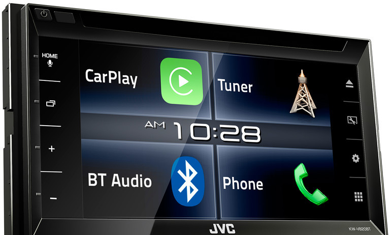 JVC ra mắt KW-V820BT, đầu player đa năng hỗ trợ Apple CarPlay cho xe hơi
