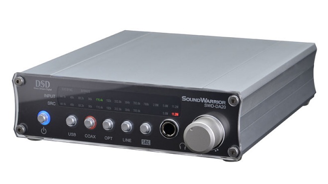 Sound Warrior SWD-DA20, combo headamp – DAC hỗ trợ SRC, giá 17 triệu đồng