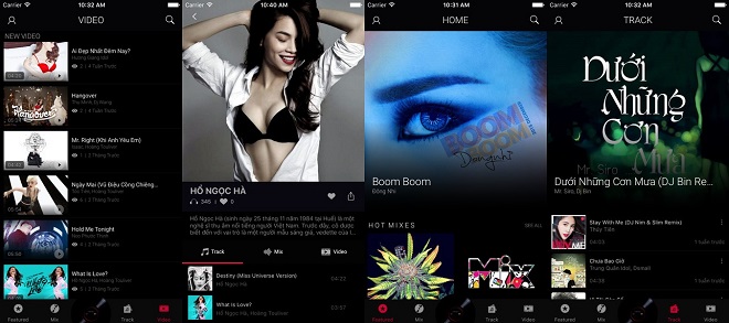 Mix 166: phần mềm nghe “nhạc quẩy” online cho iPhone