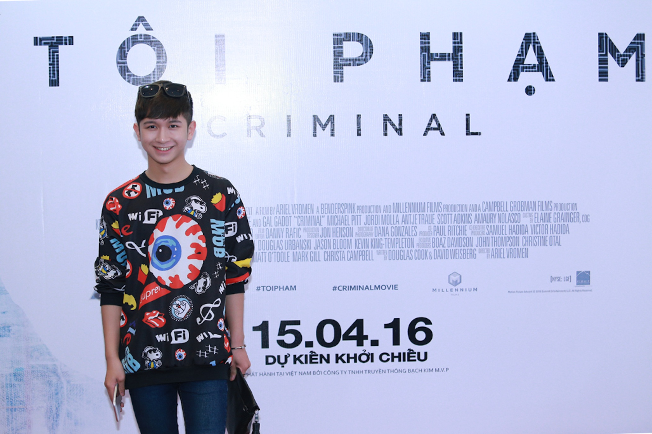 Dàn hot boy, hot girl tung tăng dự công chiếu Criminal tại Platinum Cineplex
