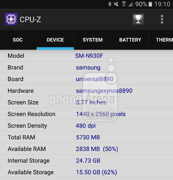 Galaxy Note 6 sẽ có RAM 6GB, chống nước, camera 18/24MP?
