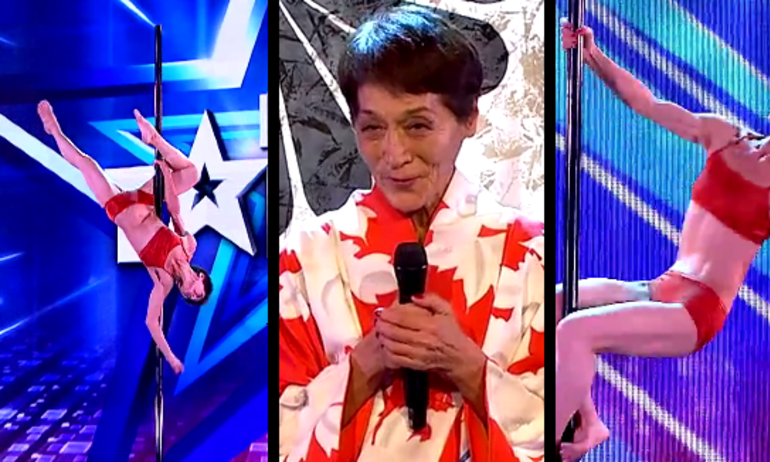 Italy’s Got Talent: Choáng với màn múa cột “đỉnh” của cụ 70 tuổi