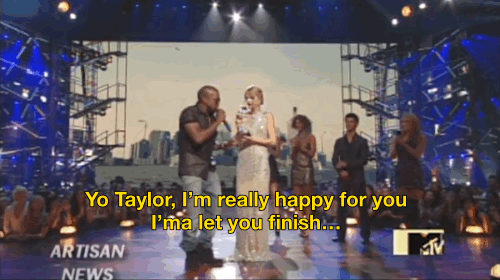 Kanye West – Đừng dại cướp mic của Taylor Swift!
