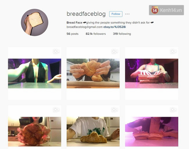 “Dập mặt” vào bánh mì thôi cũng kiếm ối tiền trên Instagram?!?