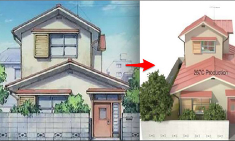 Thăm nhà của Nobita qua video 3D chuẩn đến từng ngóc ngách
