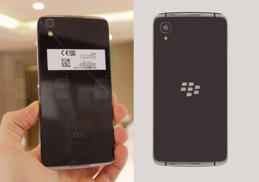 Lộ hình ảnh đầu tiên về Blackberry NEON: “Alcatel đổi vỏ”?