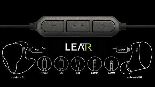 Lear ra mắt dây tín hiệu Bluetooth 4.0 cho tai nghe inear
