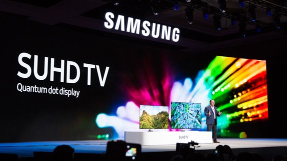 Samsung đăng ký thương hiệu QLED cho TV, điện thoại và máy tính
