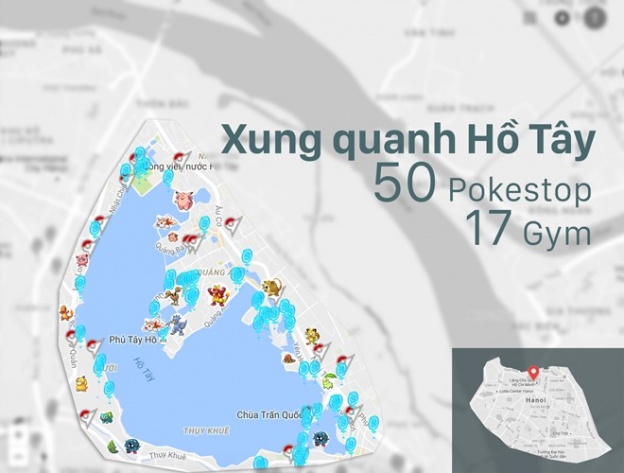 Ở Việt Nam, đi đâu để bắt Pokemon vui nhất?