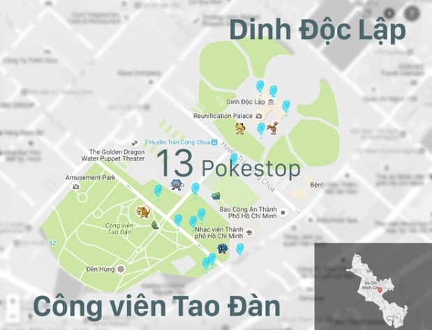 Ở Việt Nam, đi đâu để bắt Pokemon vui nhất?