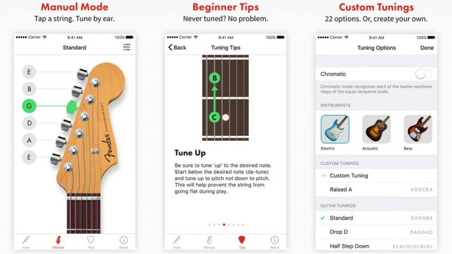 Fender ra mắt ứng dụng tune dây đàn trên iOS để … cạnh tranh với Boss