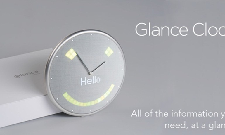 Đồng hồ báo thức Glance Clock: Chỉ hiển thị những gì bạn cần