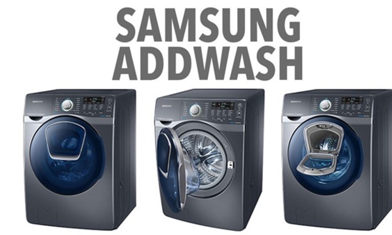 Samsung AddWash: Thêm đồ thoải mái kể cả khi đang giặt