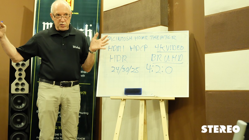 Chuyên gia McIntosh chia sẻ kinh nghiệm sử dụng thiết bị hi-end tại Đông Thành – Hòa Phúc