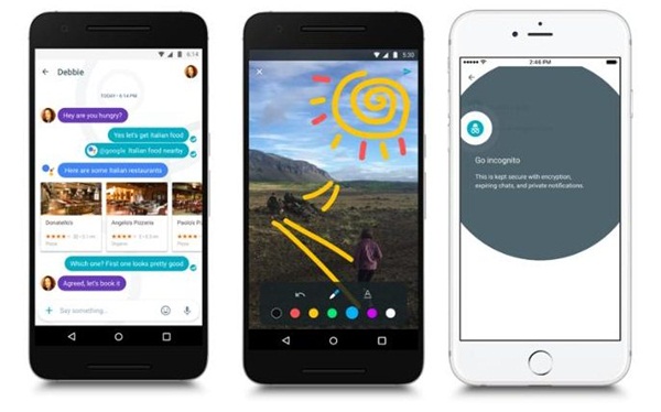 Ứng dụng chat Google Allo “cân sức, cân tài” với WhatsApp và Messenger