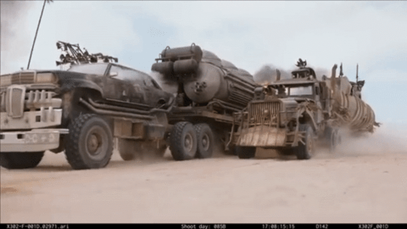 “Hết hồn” những cảnh quay thô từ Mad Max: Fury Road