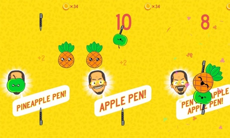 Trào lưu PPAP đã có game “khó nhằn” Pineapple Pen