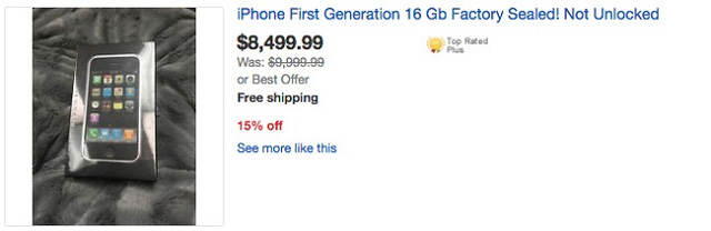 Lượn một vòng eBay, săn iPhone 2G “cổ lỗ sĩ” giá nghìn Đô