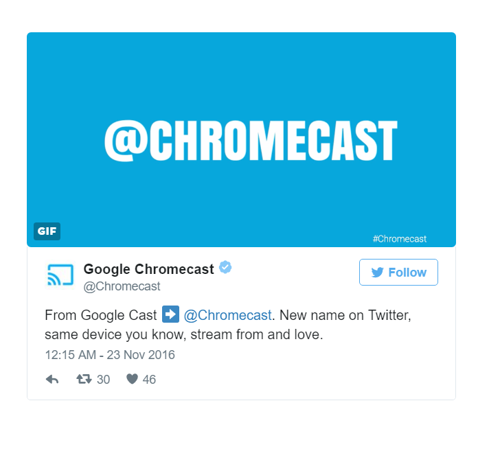 Google chính thức loại bỏ Google Cast, sử dụng tên gọi Chromecast cho toàn bộ các thiết bị hỗ trợ trong tương lai