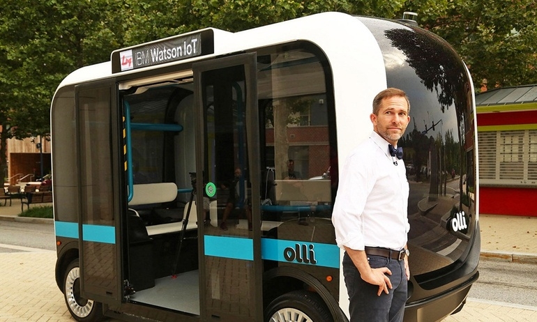 Chiêm ngưỡng xe buýt mini được sản xuất bằng công nghệ 3D đầu tiên