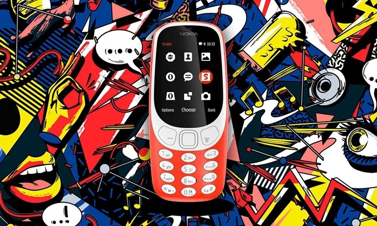 [MWC 2017] “Huyền thoại cục gạch” Nokia 3310 trở lại: pin 1 tháng, vẫn có rắn săn mồi