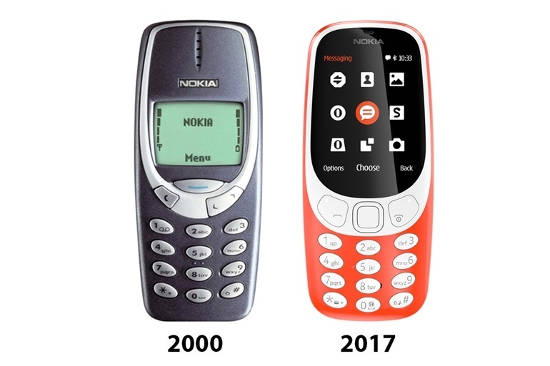 [MWC 2017] “Huyền thoại cục gạch” Nokia 3310 trở lại: pin 1 tháng, vẫn có rắn săn mồi