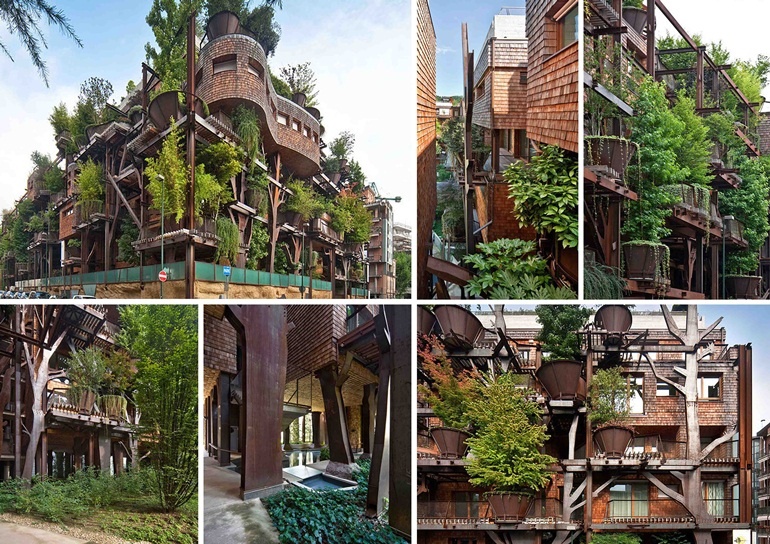 “Nhà trong cây” ở Ý – Ước mơ của dân thành thị