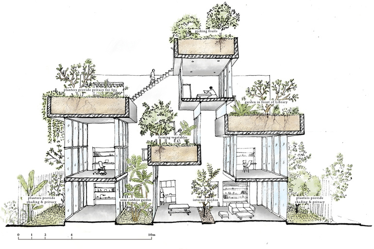 Binh House: Nhà vườn hiện đại giữa lòng Sài Gòn