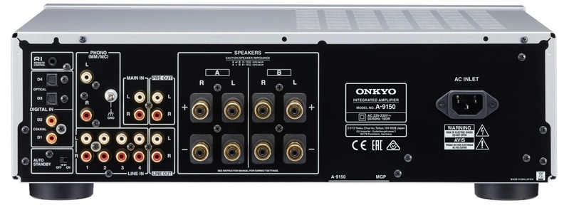 Onkyo giới thiệu ampli tích hợp A-9150, có cả mạch phono và DAC giải mã hi-res 32bit/768kHz